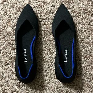 BNWOB Rothy’s The Point in Solid Black